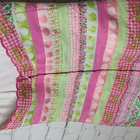 Lilly Pulitzer white label embroidered strapless ribbon dress - Picture 6 of 7